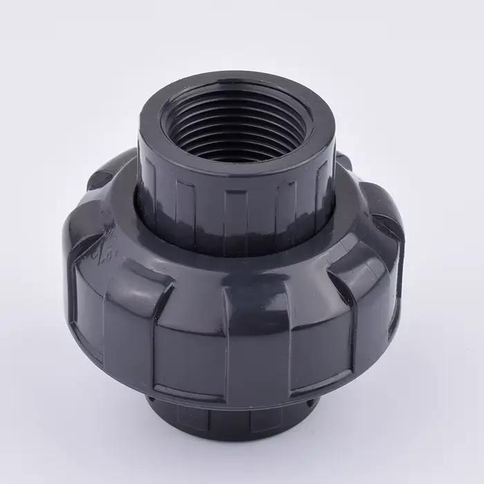 Connecteur de Tuyau d'Eau UPVC à Double Filetage Femelle de 1/2 à 2 Pouces, Raccords Upvc de Haute Q
