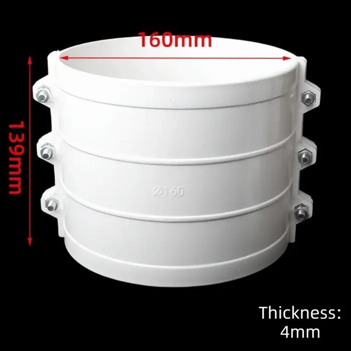Nouvelle pince de réparation pour tuyau d'eau en PVC 50mm/75mm/110mm/160mm
