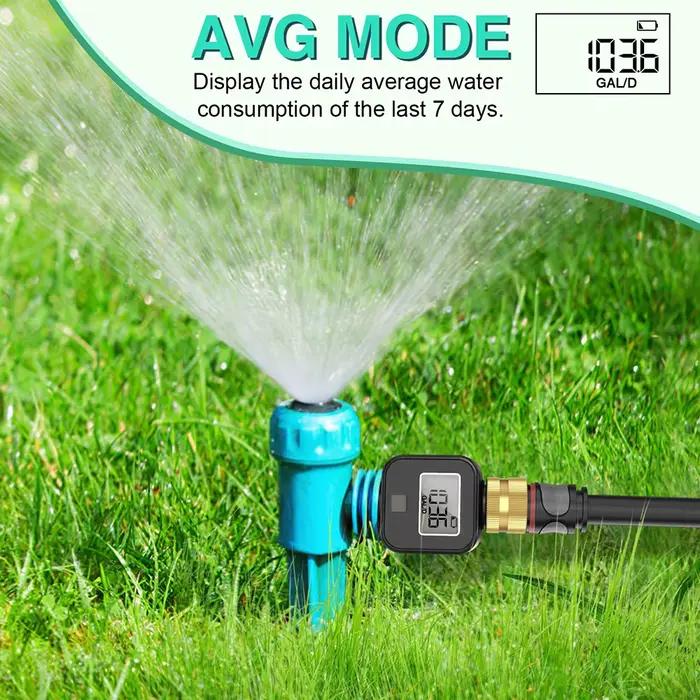 Débitmètre d'eau avec filetage métallique en laiton