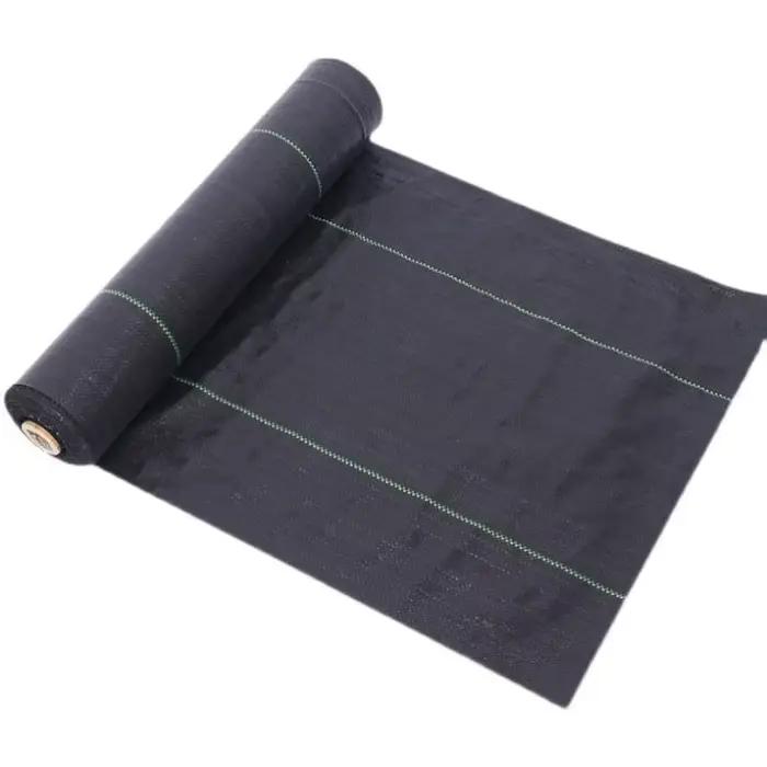 Tissu de contrôle des mauvaises herbes, tissu barrière contre les mauvaises herbes, tapis extérieur