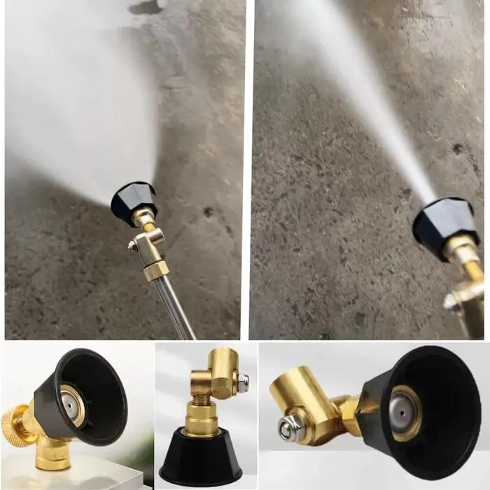 Buse d'atomisation agricole réglable en alliage noir Cyclone pour système d'irrigation et d'arrosage – Fournitures de jardin
