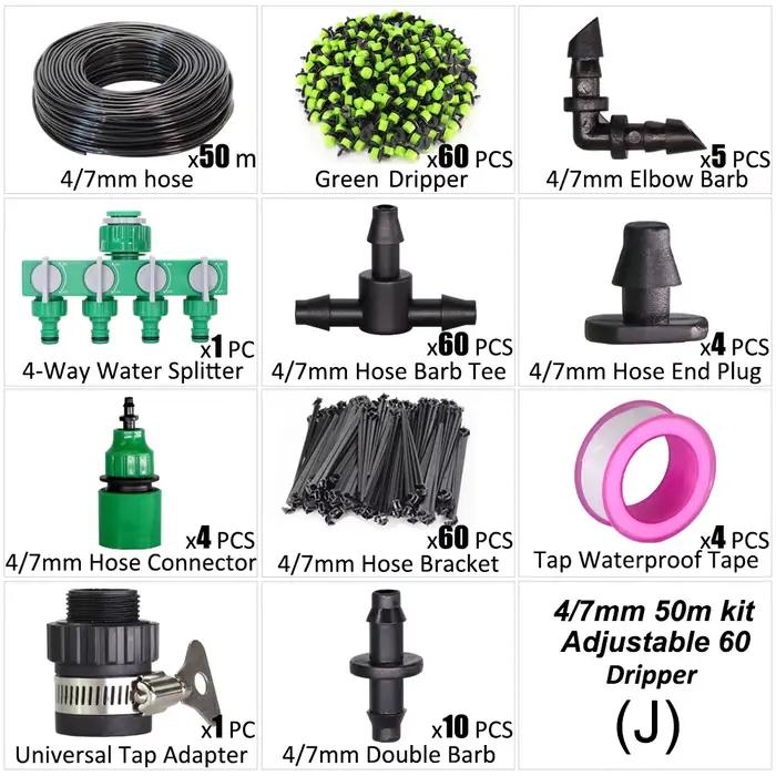 Kit d'irrigation goutte à goutte pour arrosage de jardin