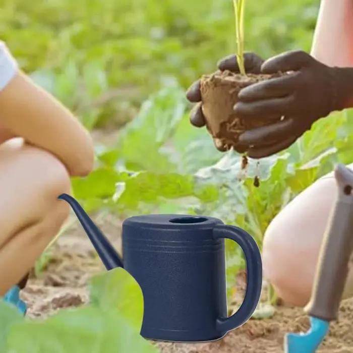 Arrosoir pour plantes en plastique de 1 litre, arrosoir ergonomique pour jardinage intérieur et extérieur, outil d'arrosage transparent et portable pour balcon et patio
