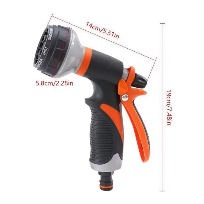 Pistolet d'arrosage de jardin 8 modes