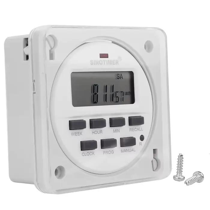 SINOTIMER marque minuterie hebdomadaire numérique 7 jours Programmable