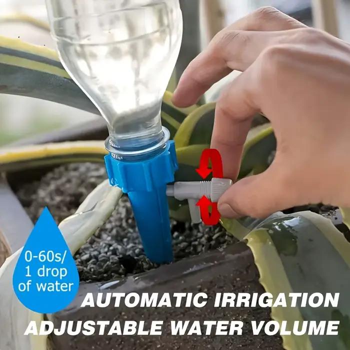 Kit d'arrosage automatique à goutte à goutte avec buses réglables et vanne de contrôle pour jardin extérieur balcon terrasse serreUsageIdOccasionsSpéciales