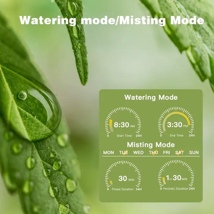 Minuterie d'arrosage automatique intelligente Zigbee, système d'irrigation goutte à goutte, vanne d'eau intelligente, arrosage de jardin automatique pour occaions spéciales