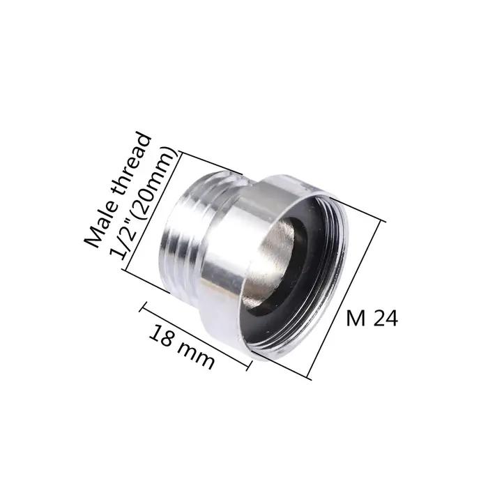 Connecteur d'eau de jardin M22 M24 vers G1/2 filetage femelle à mâle pour irrigation polyvalente et élégante à offrir pour occasions spéciales