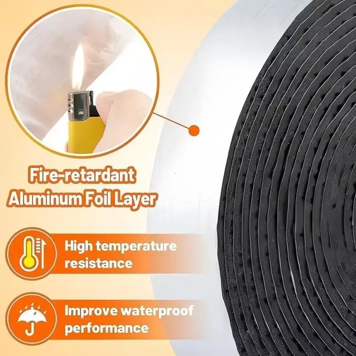 Ruban d'isolation pour tuyaux en fibre de verre