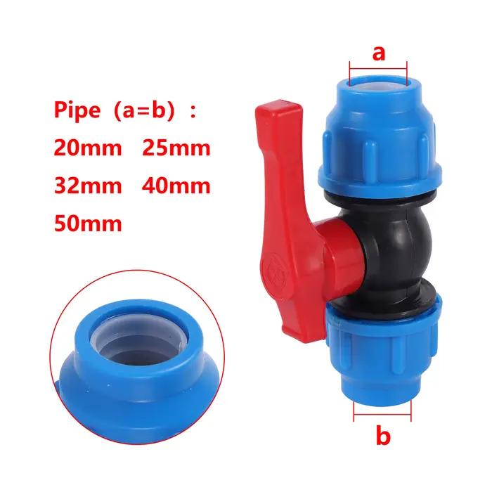 20/25/32/40/50mm PVC PE tuyau robinet inverseur en plastique rapide