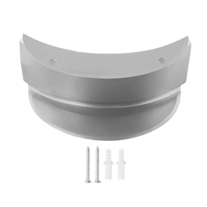 Support mural robuste pour tuyau d'arrosage, rangement pratique pour tuyau d'eau, conception murale facile à installer, résistant aux éléments, idéal pour jardins et espaces extérieurs