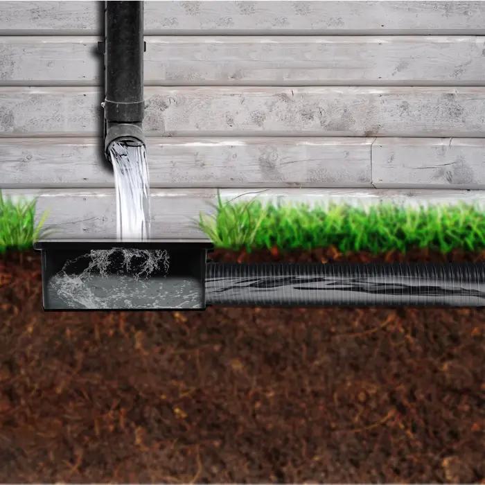 Réservoir de collecte de drainage conception de tuyau anti-fuite pour jardin durable installation facile pour économiser de l'eau et favoriser la croissance végétale robuste occasions spéciales de jardinage écologique
