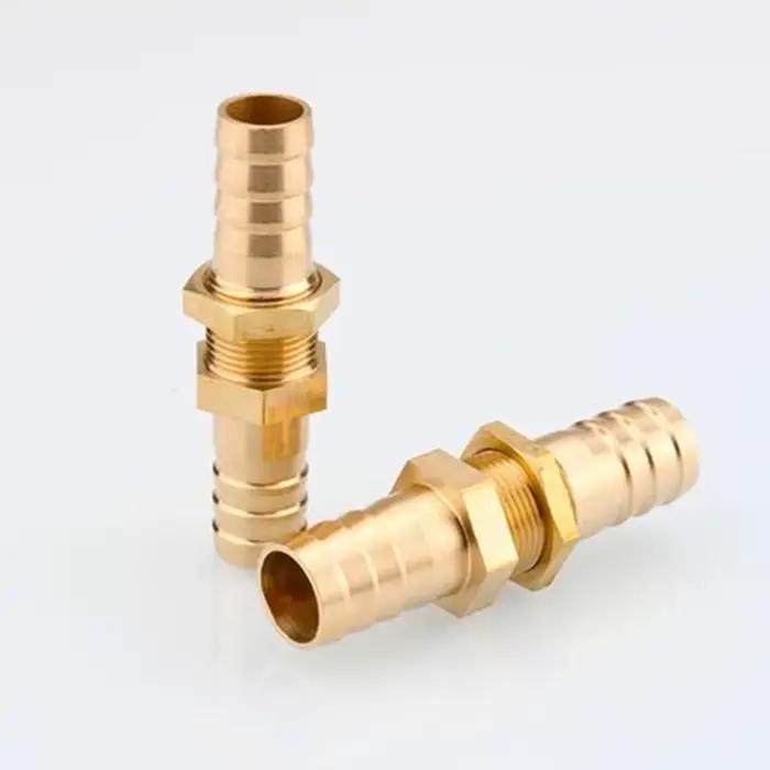 Adaptateur de connecteur de raccord de tuyau en cuivre pour tuyau de 6 8 10 12 14 16mm carburant gaz eau installation de jardin occasionnels usage professionnel adaptable à divers systèmes d'arrosage