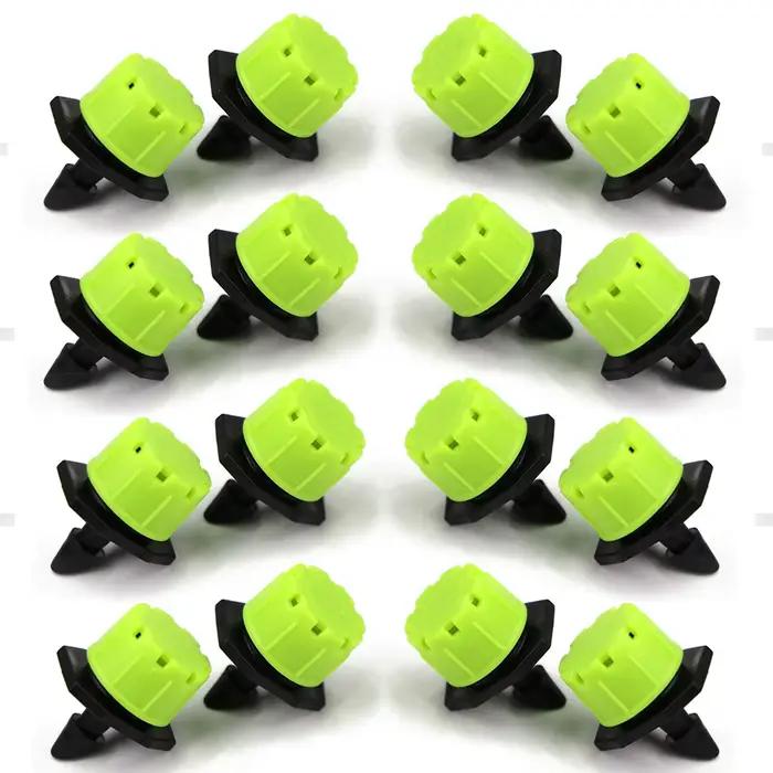 Buse d'arrosage réglable à 8 trous en plastique PP POM ABS pour jardin et plantes en pot haute précision réglage de débit et couleurs variées pour personnaliser votre jardin