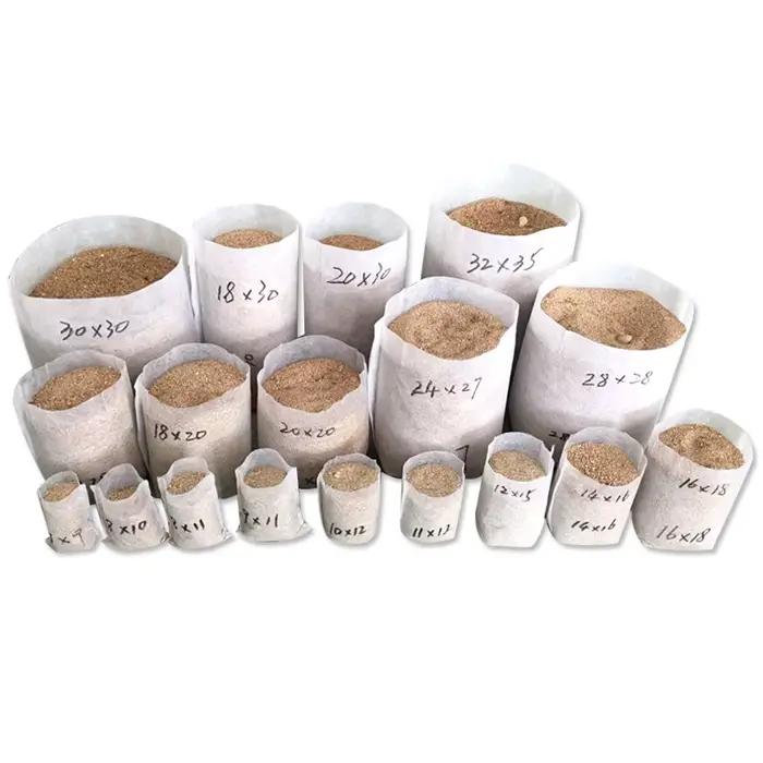 Pots de semis Non tissés biodégradables, 100 pièces, différentes tailles, sacs de plantation écologi