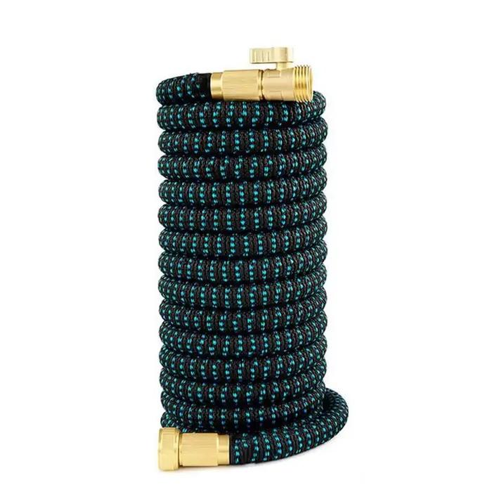 Tuyau télescopique d'arrosage horticole, tuyau d'eau de bobine de jardin Flexible et extensible, tuy