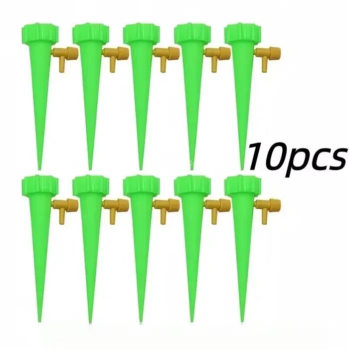 Lot de 10 têtes d'irrigation automatiques réglables pour bouteille d'eau, arroseur pour jardin, disp