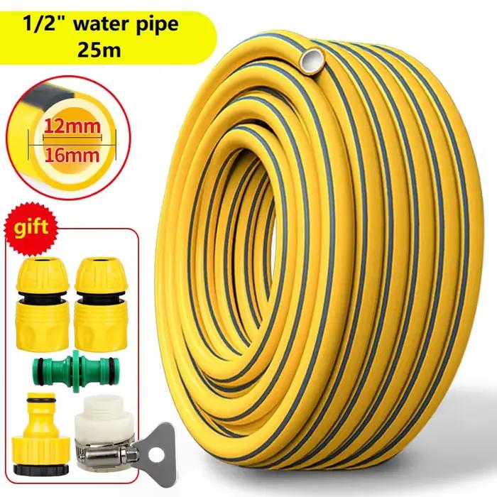 Tuyau d'eau haute pression en caoutchouc pour lavage de voiture, G1/2 ", 25m, 50m, ménage, arrosage,