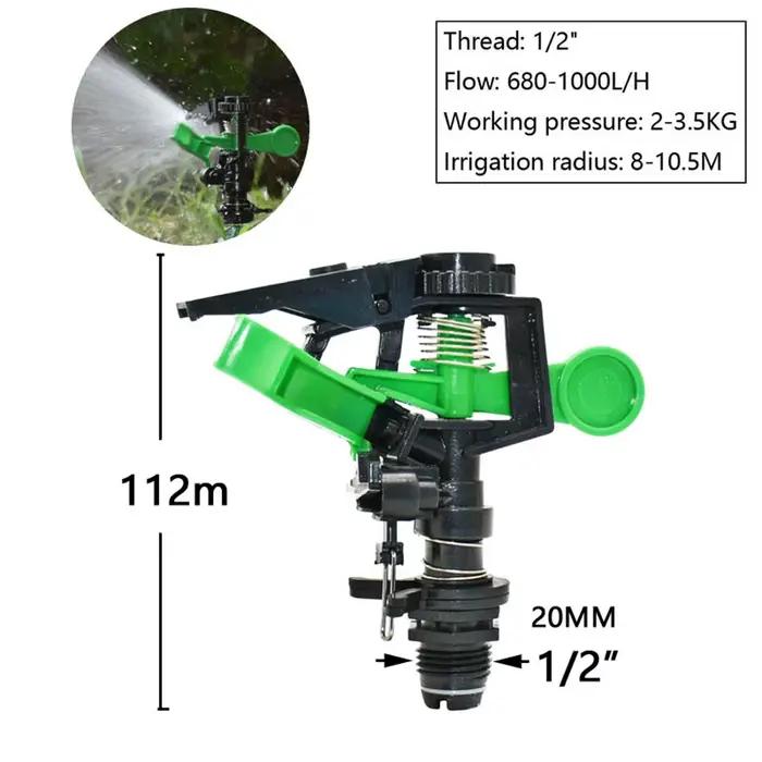 Arroseur d'irrigation rotatif à 360 degrés