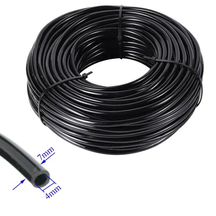 10/20/40M 1/4 "tuyau d'eau de jardin jardinage Micro Irrigation 4/7mm