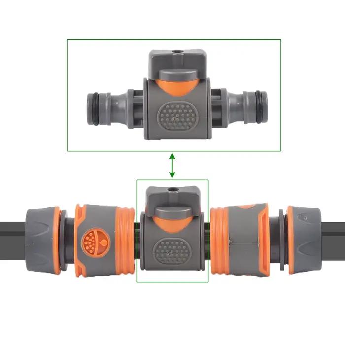 Connecteur rapide pour tuyau d'arrosage, 1/2 ", 3/4", 1 pouce, connecteur d'arrêt, coupleur de pisto