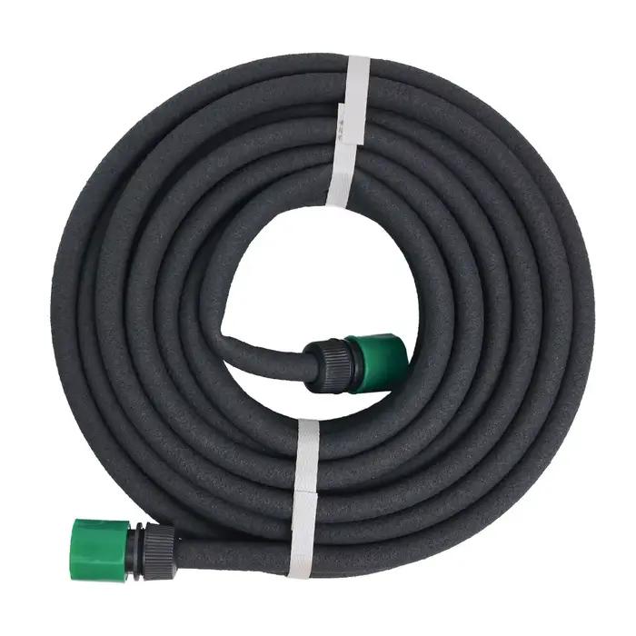 Tuyau d'irrigation poreux anti-âge en caoutchouc, micro-irrigation, raccord rapide, arrosage efficac