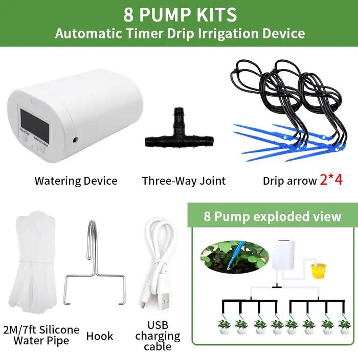 Pompe d'arrosage automatique pour plantes et fleurs