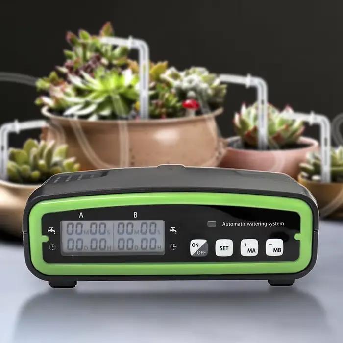 Dispositif d'arrosage automatique à double pompe avec mini kit d'irrigation goutte