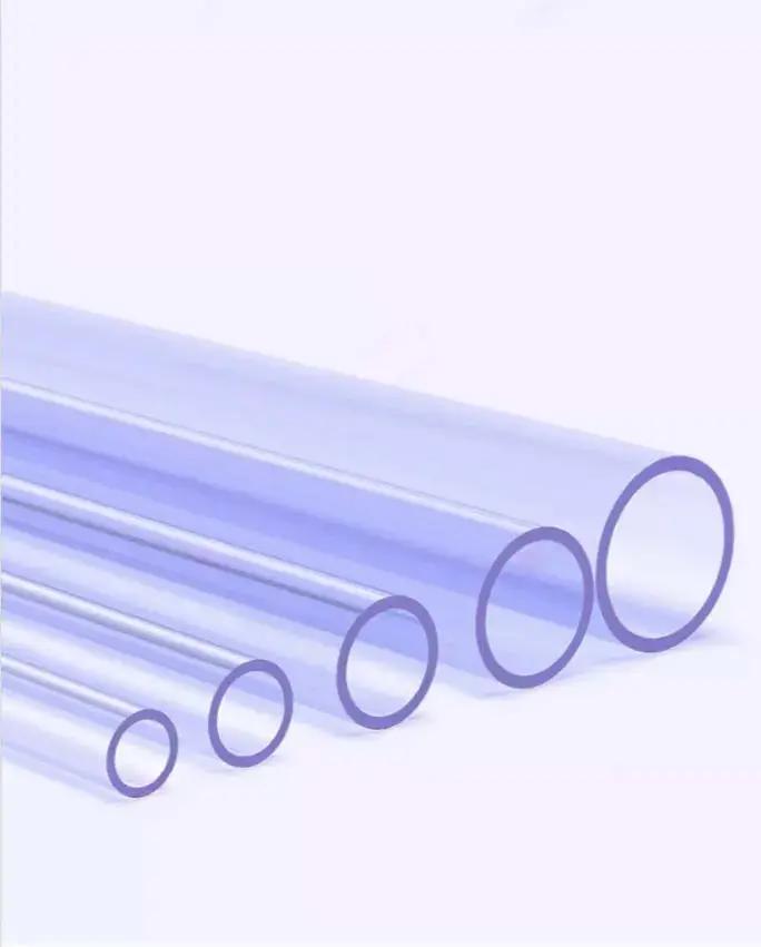 Tuyau UPVC Transparent Bleu pour Jardinage, Irrigation et Plomberie à Faire Soi-Même Occasions Spéciales