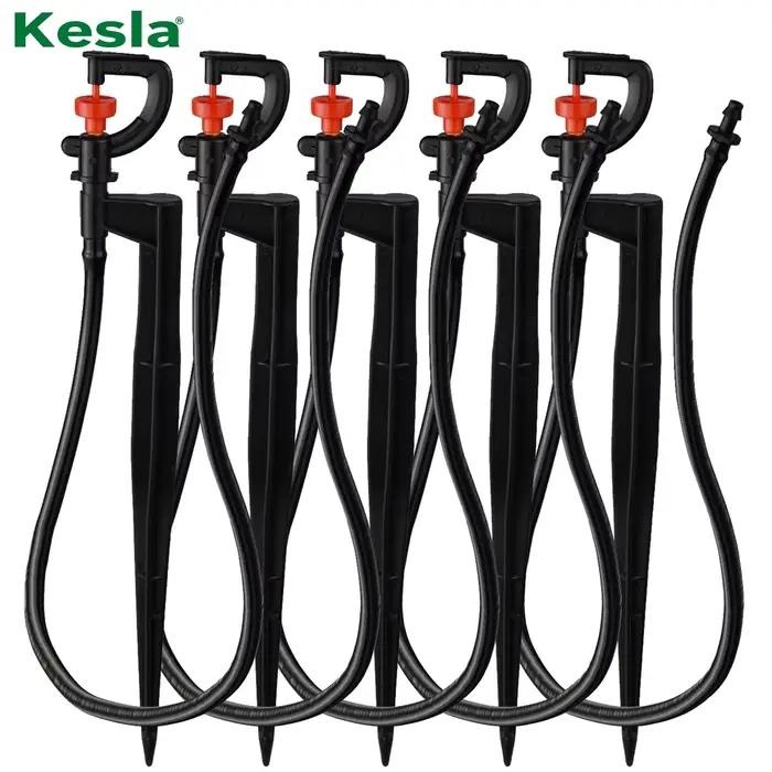 KESLA 5 pièces 360 ° Micro pulvérisateur rotatif d'irrigation