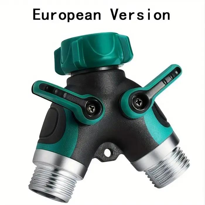 Séparateur de connecteur de tuyau 3/4 ", 4 voies, 2 voies, séparateur d'eau de jardin, adaptateur de