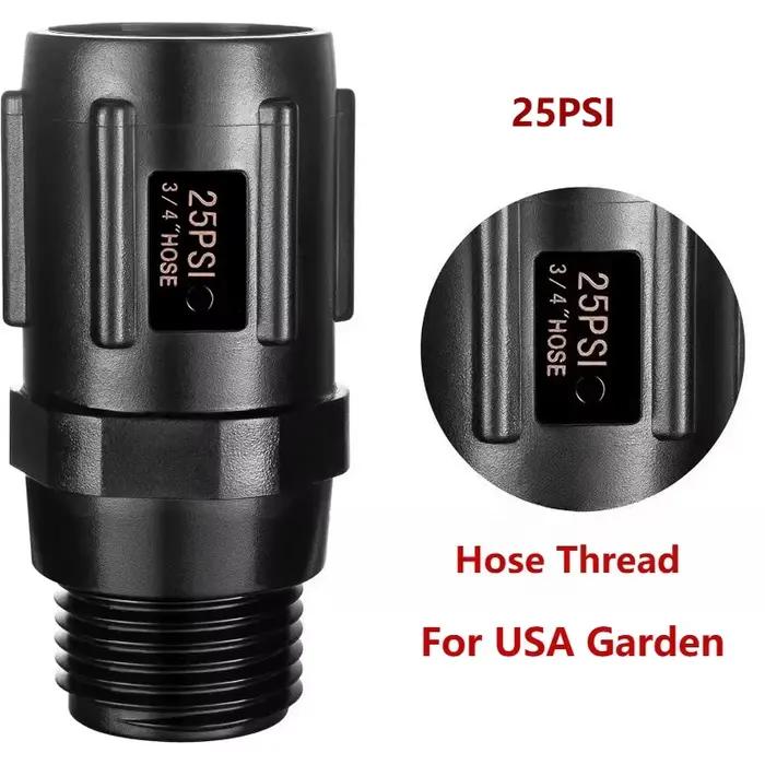 Régulateur de pression pour tuyau d'arrosage 25 PSI, 3/4" FHT × 3/4“ MHT, réducteur de pression, rég