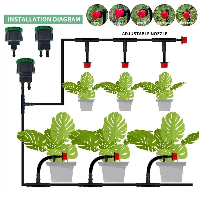 Kit de système d'arrosage automatique pour jardin