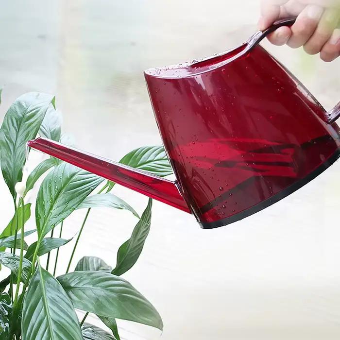 Arrosoir de jardin en plastique avec longue bouche pour fleurs, arrosage précis et doux, idéal pour plantes en intérieur et extérieur, cadeau pour passionnés de jardinage