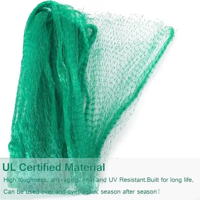 Filet de jardin en maille tissée verte pour la protection des plantes fruits fleurs arbres clôture extensible durable arrêt oiseaux cerfs animaux