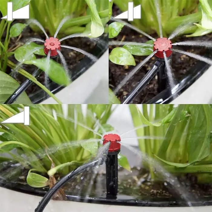 Kit de système d'arrosage automatique d'irrigation goutte-à-goutte de jardin