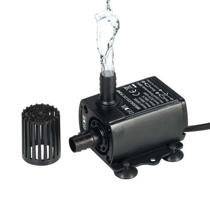 Pompes à eau pour étang jardin Camping fournitures USB 5V 4.8W Ultra-silencieux Mini sans brosse étanche Submersible fontaine Aquarium