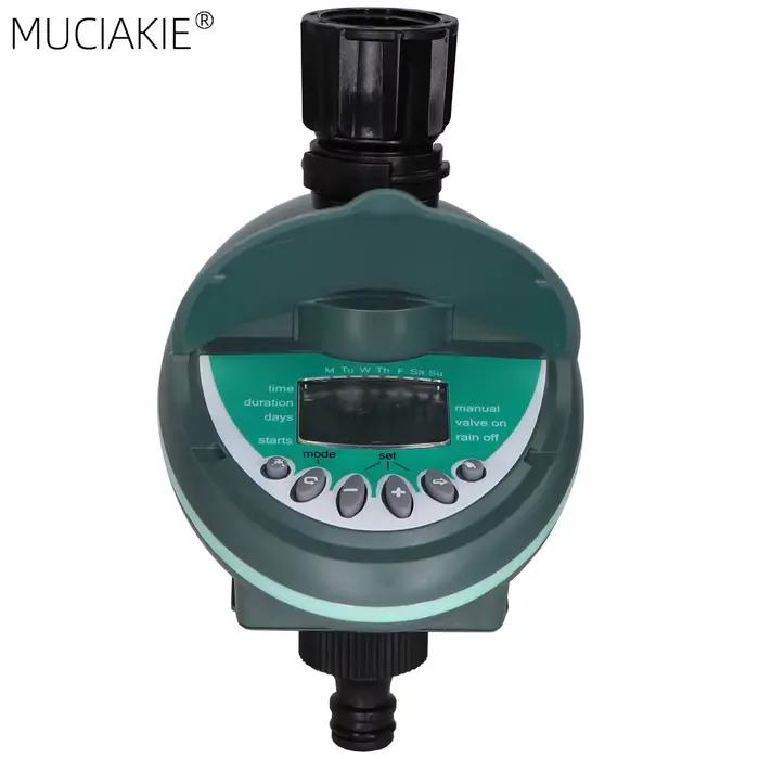 Minuterie d'irrigation de jardin avec écran LCD, contrôleur d'arrosage hebdomadaire 03/pigments, arr