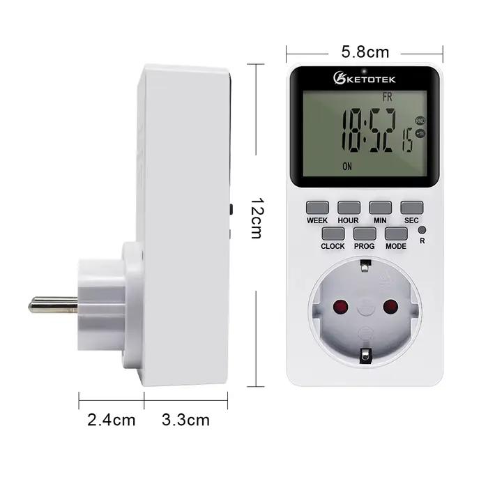 Minuterie numérique électronique ue/US/royaume-uni