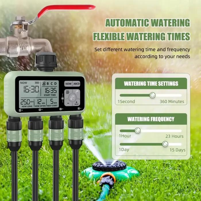 Programmateur d'arrosage automatique numérique intelligent pour jardin