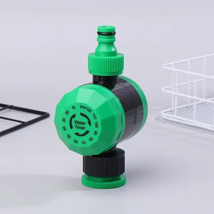 Minuterie d'arrosage JCSYFAC pour jardin, minuterie mécanique analogique pour arrosage goutte à goutte, contrôle de l'eau 5-120 minutes, idéale pour jardiniers amateurs et professionnels