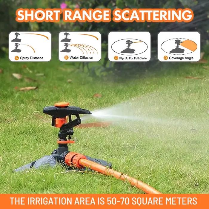Arroseurs de pelouse d'arrosage de jardin automatique 360 ° Système
