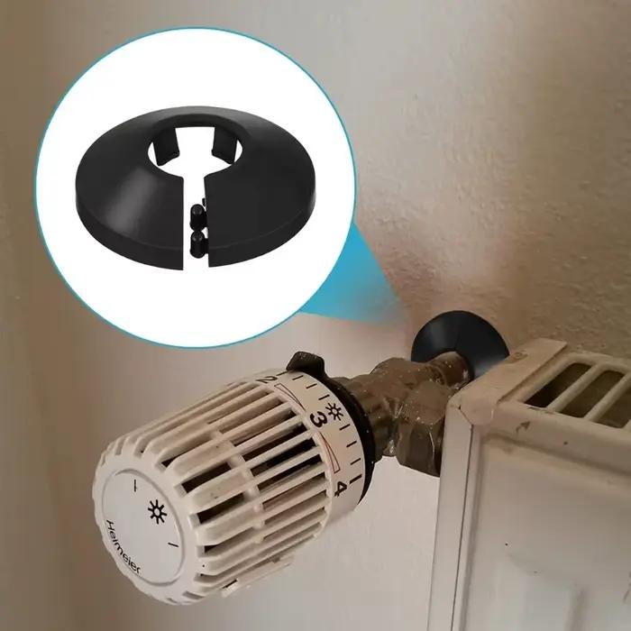 Couvercles de tuyau d'eau en plastique décoratifs de radiateur pour conduits murals blanc jaune noir accessoires de robinetterie d'intérieur transformations de cuisine et salle de bain