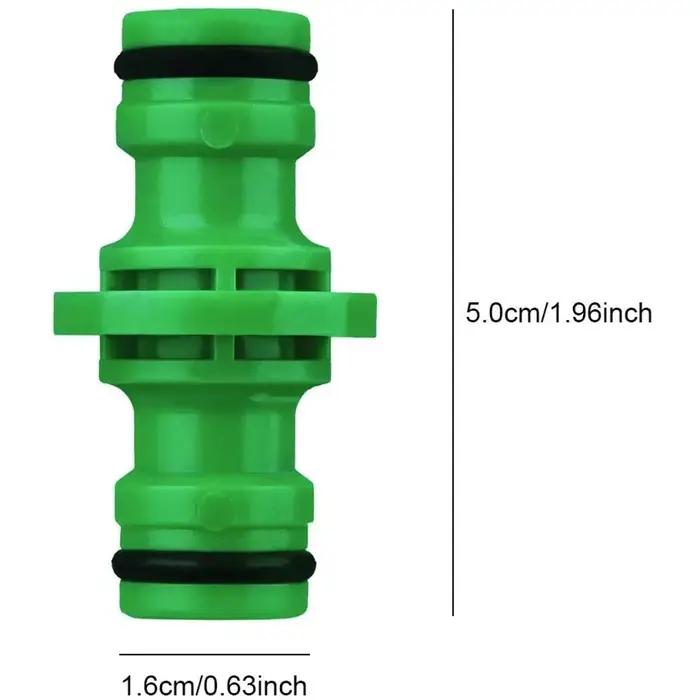 Raccord rapide double mâle ABS 1/2 po pour tuyau d'arrosage