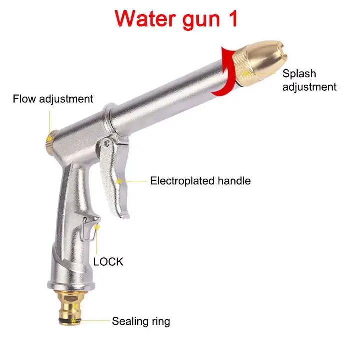 Tuyau d'arrosage extensible magique avec pistolet à eau