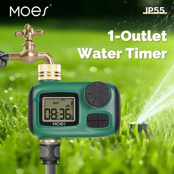 Minuterie d'eau à 1 sortie avec écran LCD