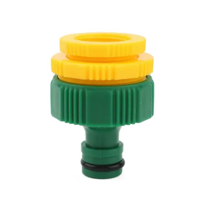 Adaptateur de connecteur de robinet d'eau en plastique, filetage mâle/femelle 1/2 3/4 1 pouce, 2 piè