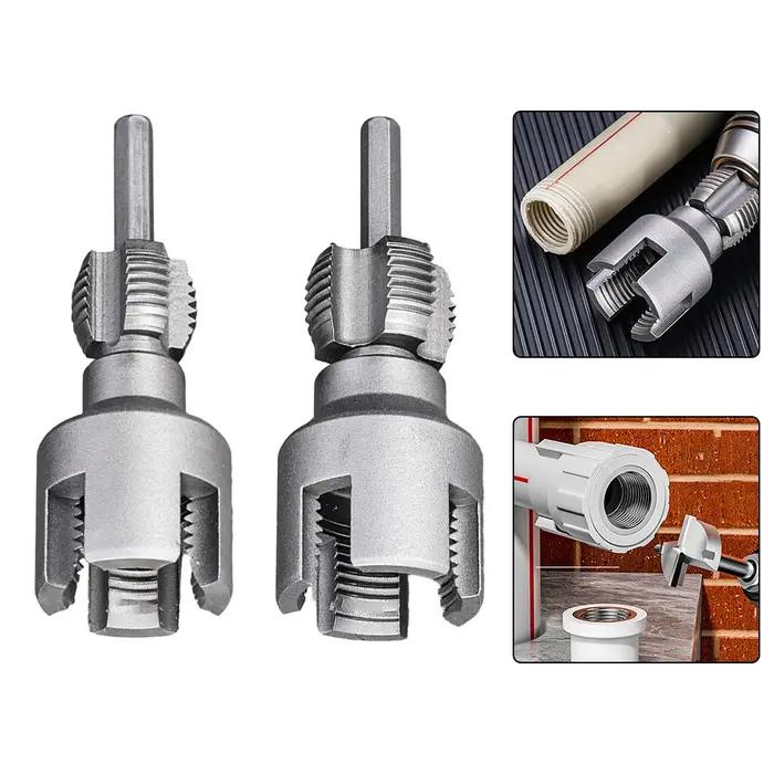 Enfileur de tuyau d'eau 20MM + 25MM, outil de taraudage, filetage interne Ppr/pvc, filetage externe,