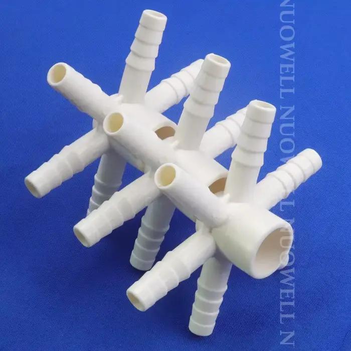 Connecteurs barbelés en PVC à 6 voies