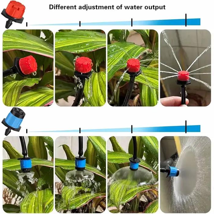 Arroseur goutte-à-goutte réglable blanc pour irrigation des plantes jardinage système d'irrigation automatique pour jardinateurs occassions spéciales